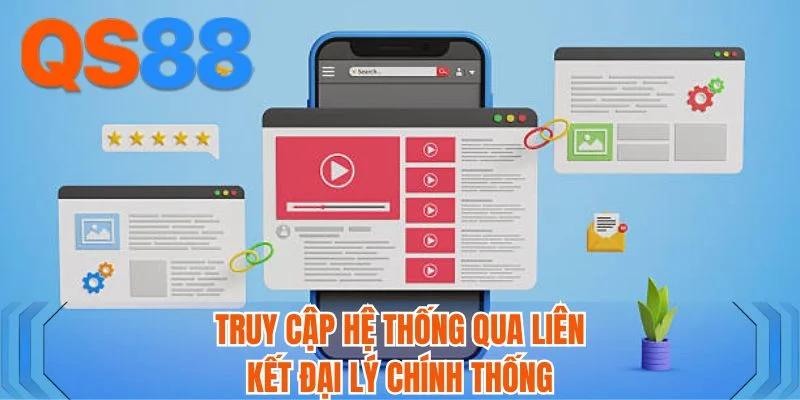 Truy cập hệ thống qua liên kết đại lý chính thống Truy cập hệ thống qua liên kết đại lý chính thống